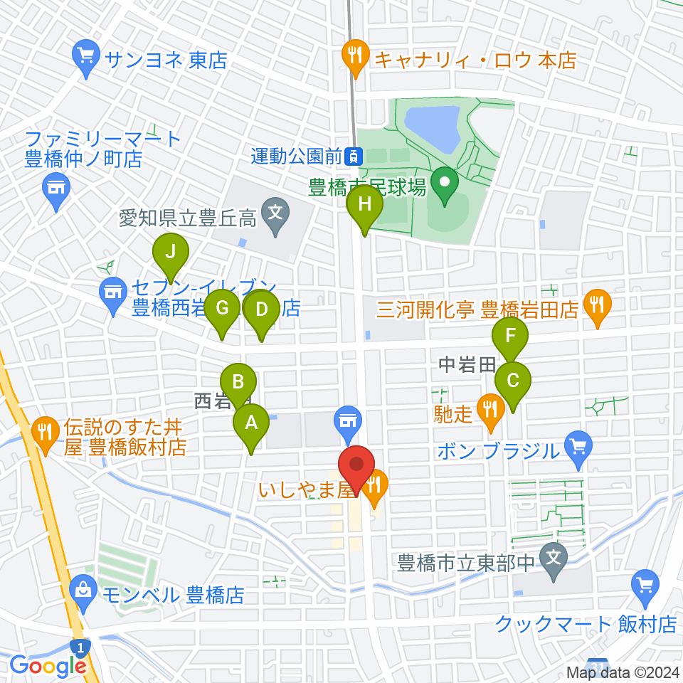 サウンドスタジオエマージェンシー周辺のカフェ一覧地図