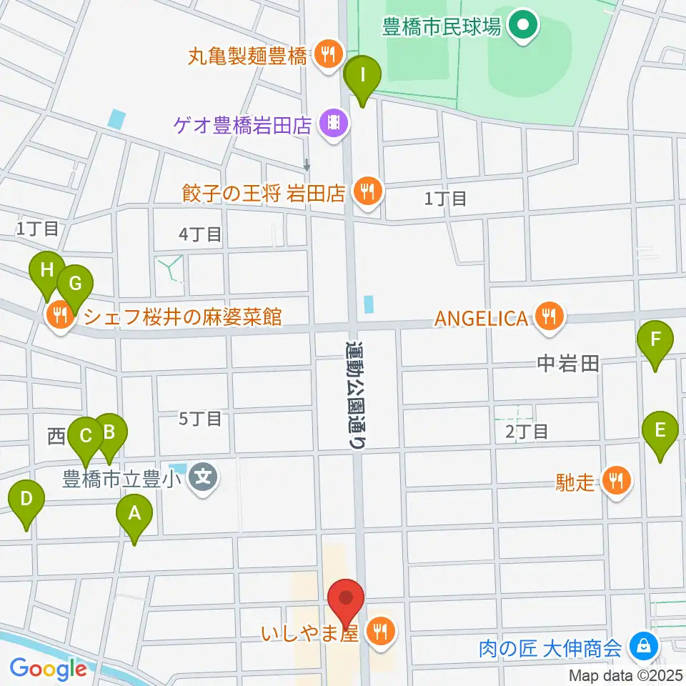 サウンドスタジオエマージェンシー周辺のカフェ一覧地図