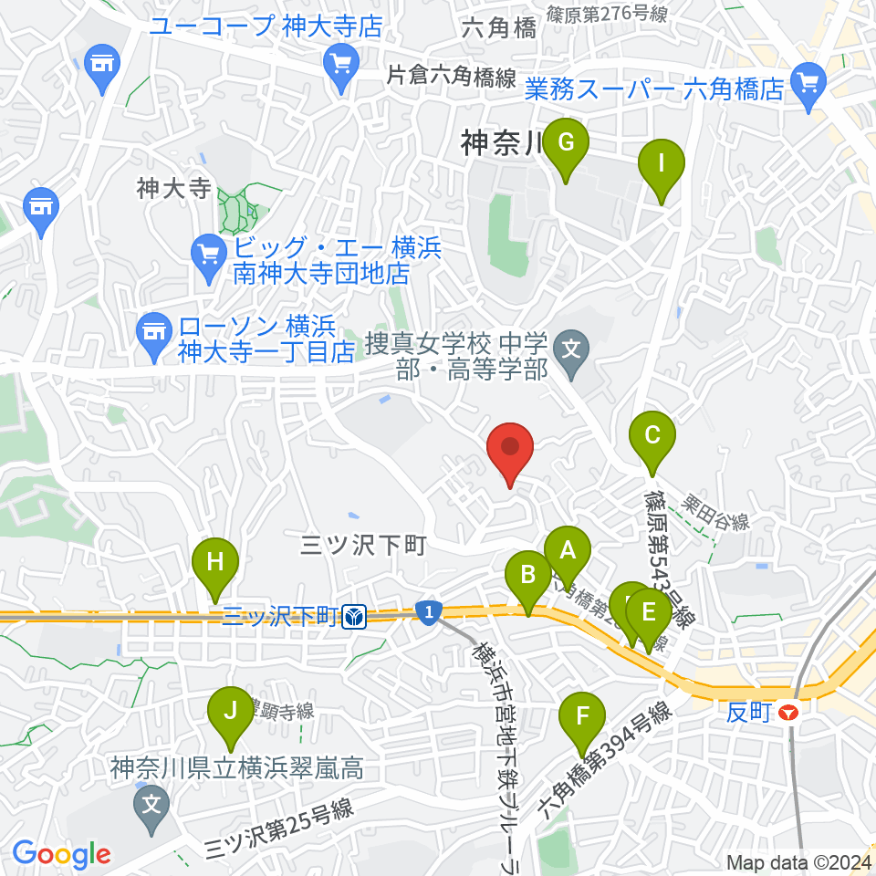 リバーシティミュージックエンタテインメント周辺のカフェ一覧地図