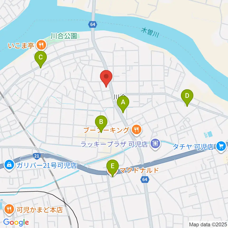 STUDIO BELL周辺のカフェ一覧地図