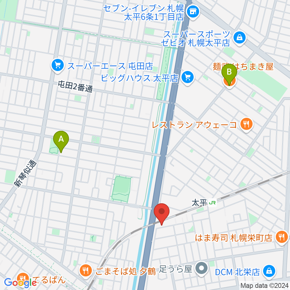 CAT WORKS周辺のカフェ一覧地図