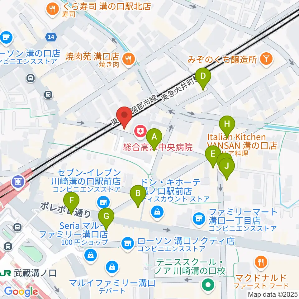 スタジオアズ(Studio-az)周辺のカフェ一覧地図