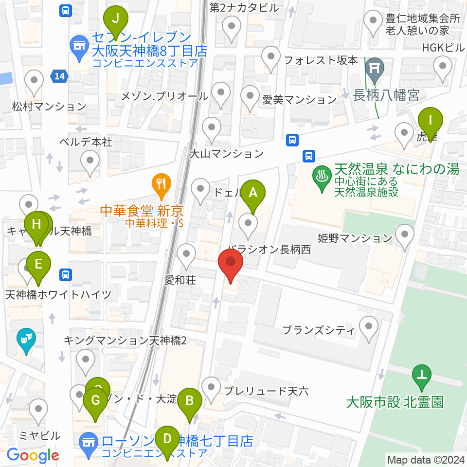 Studio246 GEN周辺のカフェ一覧地図