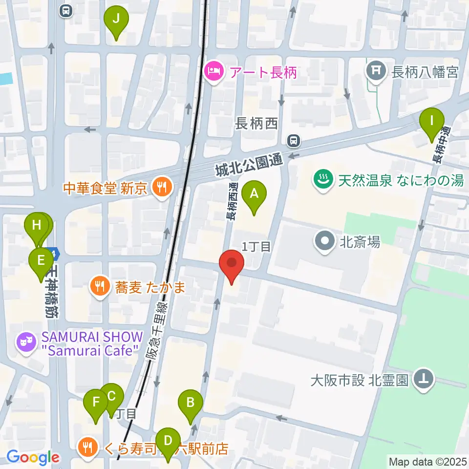 Studio246 GEN周辺のカフェ一覧地図