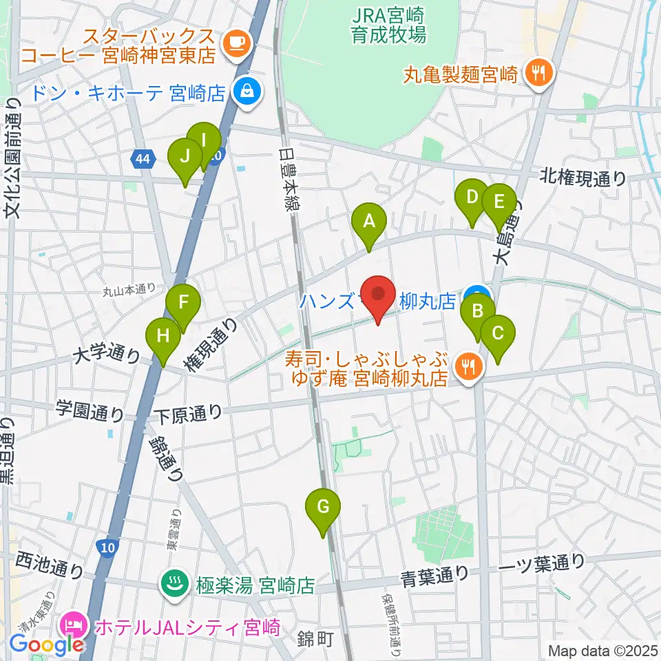 ベリーエイプ・インク周辺のカフェ一覧地図