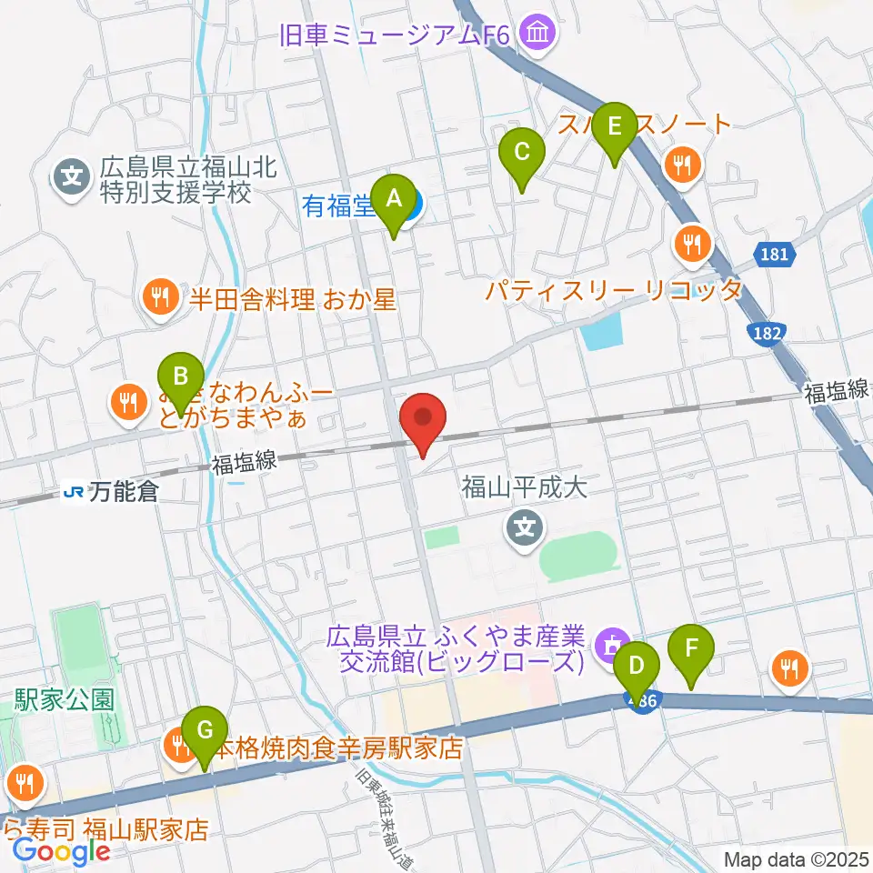 新和琴楽(有)周辺のカフェ一覧地図