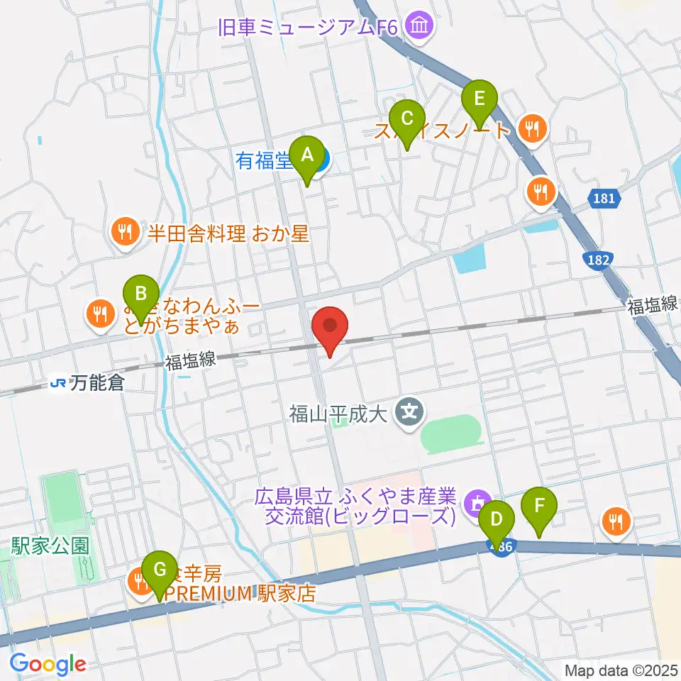 新和琴楽(有)周辺のカフェ一覧地図