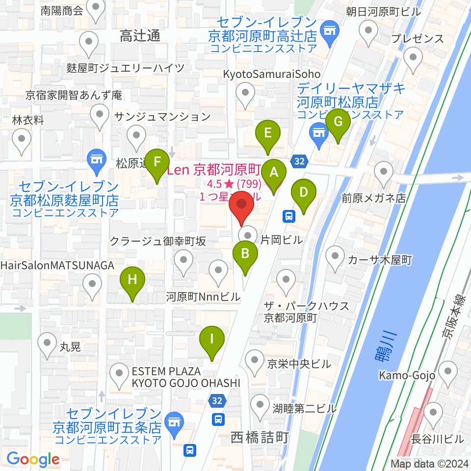 MURATA MUSIC ムラータミュージック周辺のカフェ一覧地図