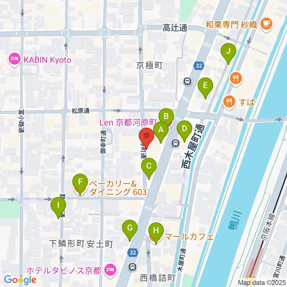 MURATA MUSIC ムラータミュージック周辺のカフェ一覧地図