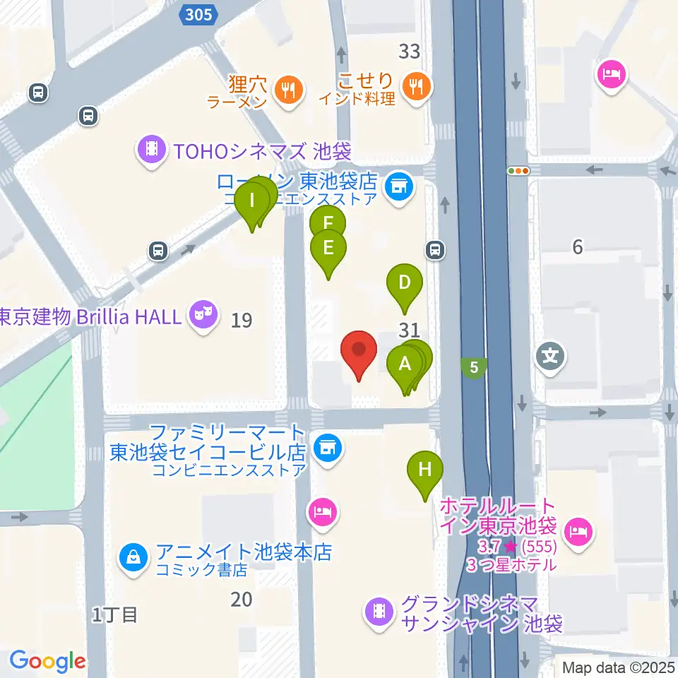 スタジオシグナル周辺のカフェ一覧地図