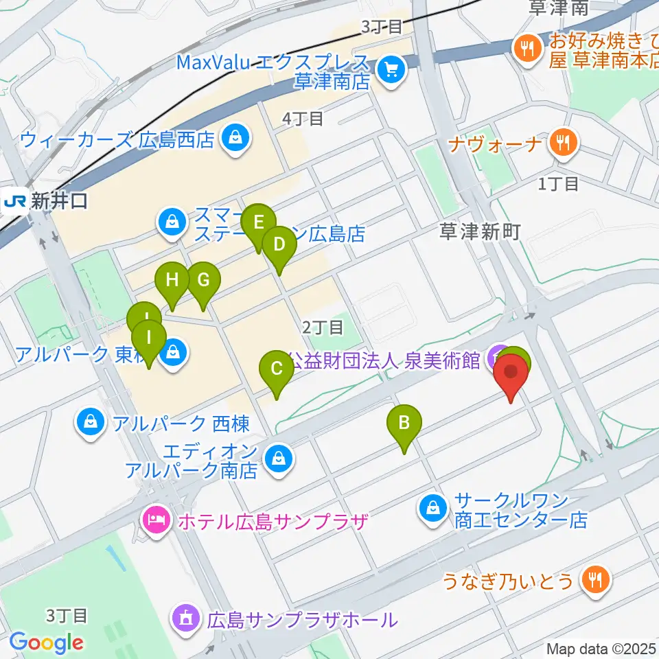 MUSIC STUDIO HIVE周辺のカフェ一覧地図