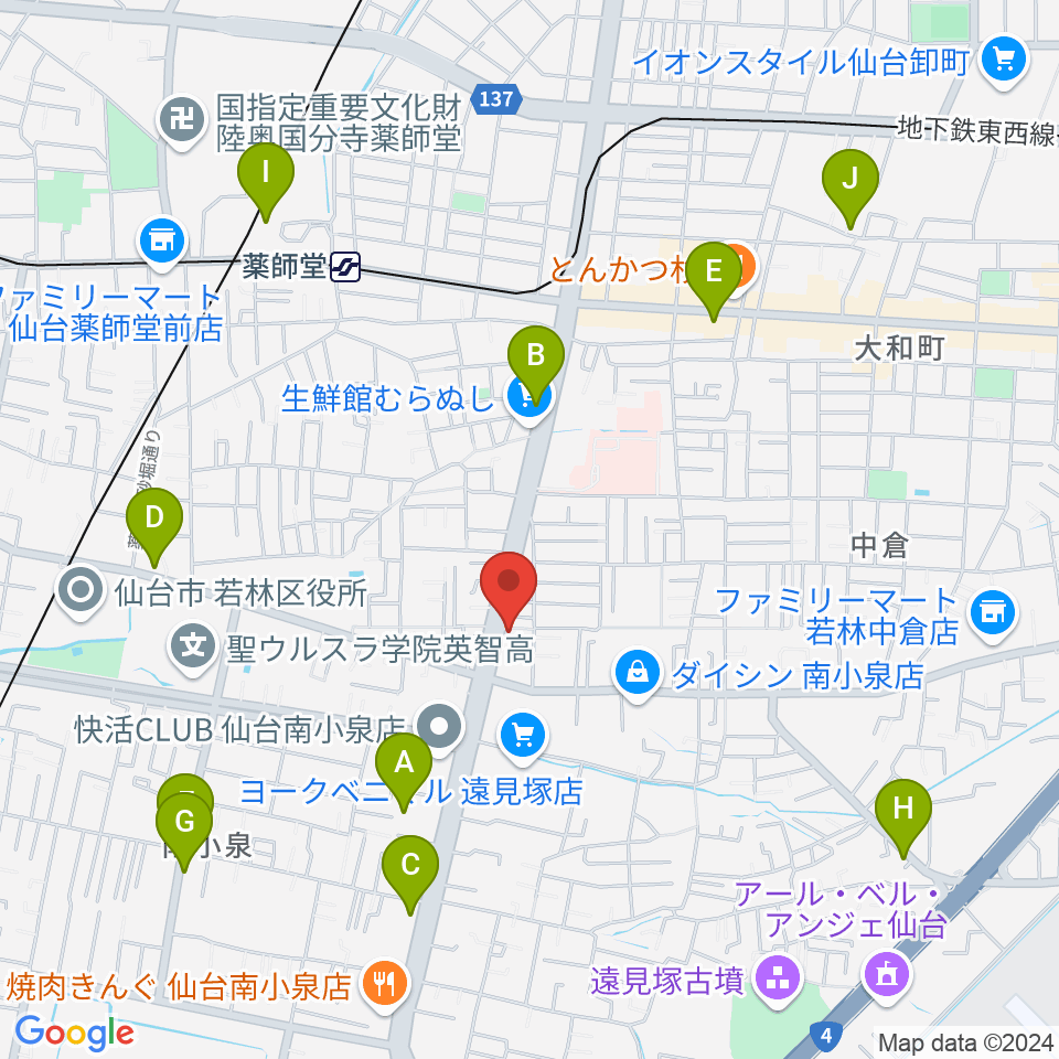 Repair Garage周辺のカフェ一覧地図