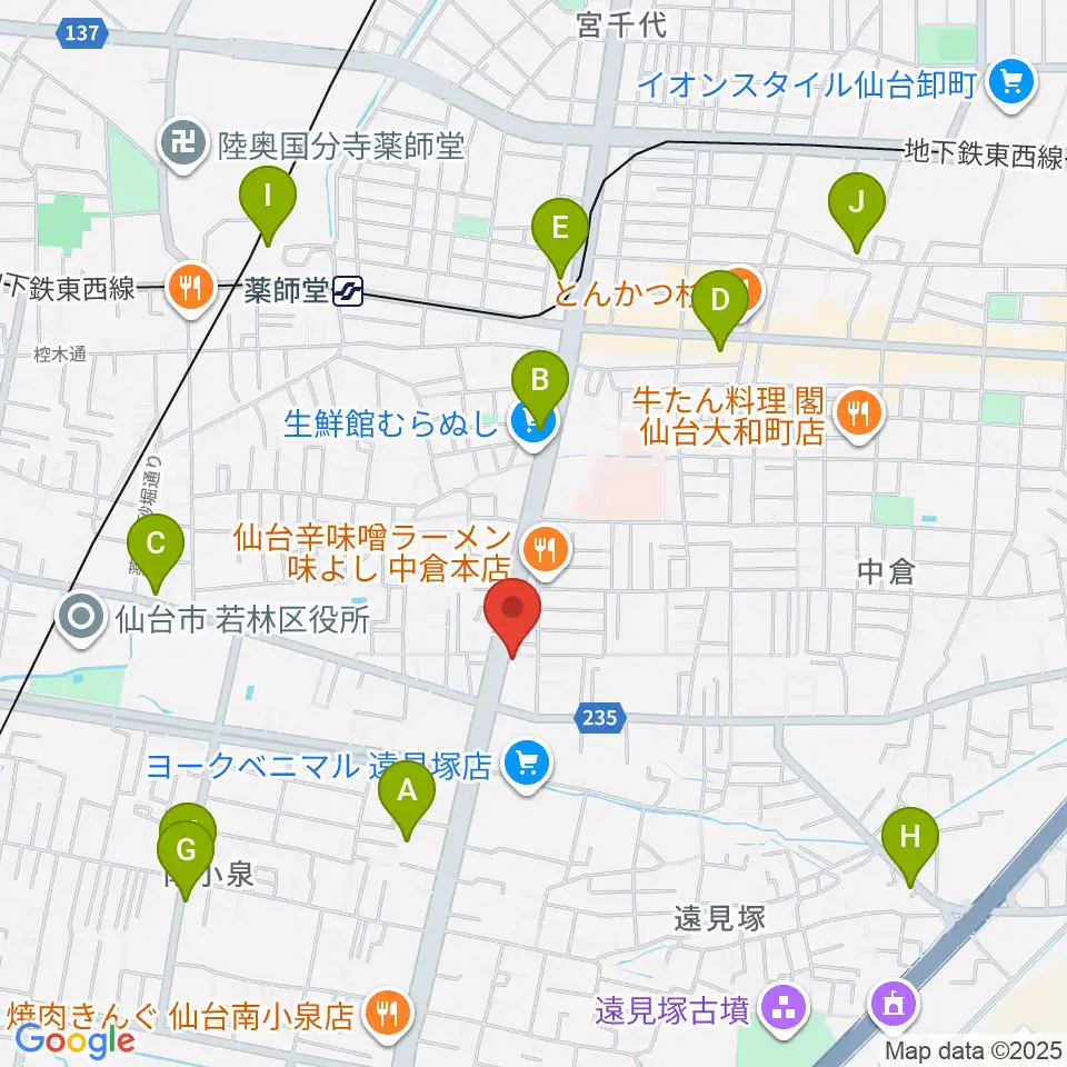 Repair Garage周辺のカフェ一覧地図