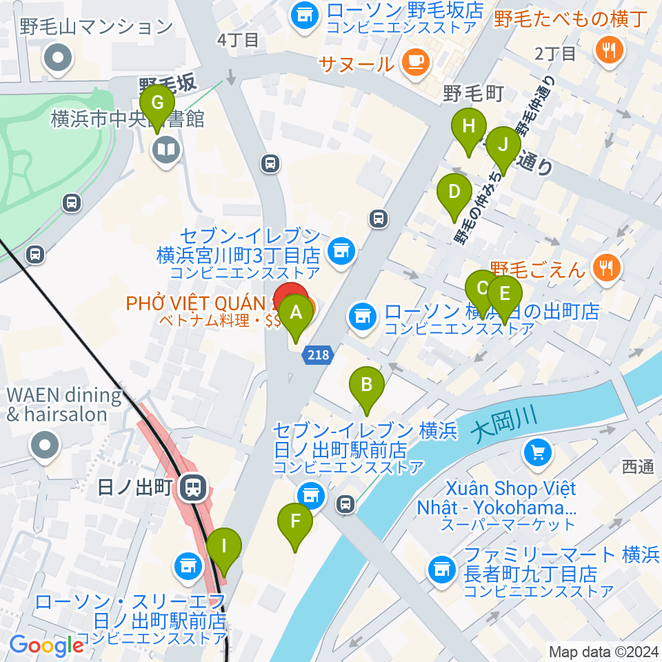 THE CLUB SENSATION周辺のカフェ一覧地図