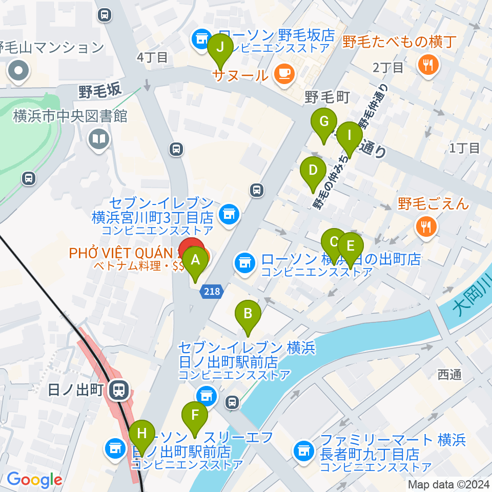 THE CLUB SENSATION周辺のカフェ一覧地図