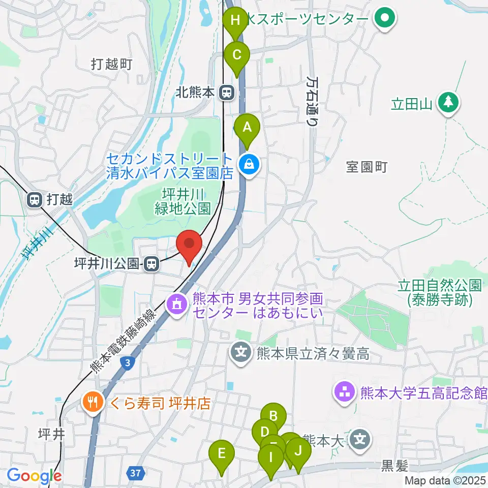 スタジオスミス周辺のカフェ一覧地図