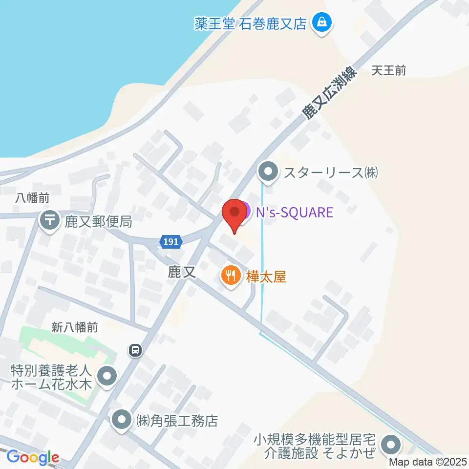 N's SQUARE周辺のカフェ一覧地図