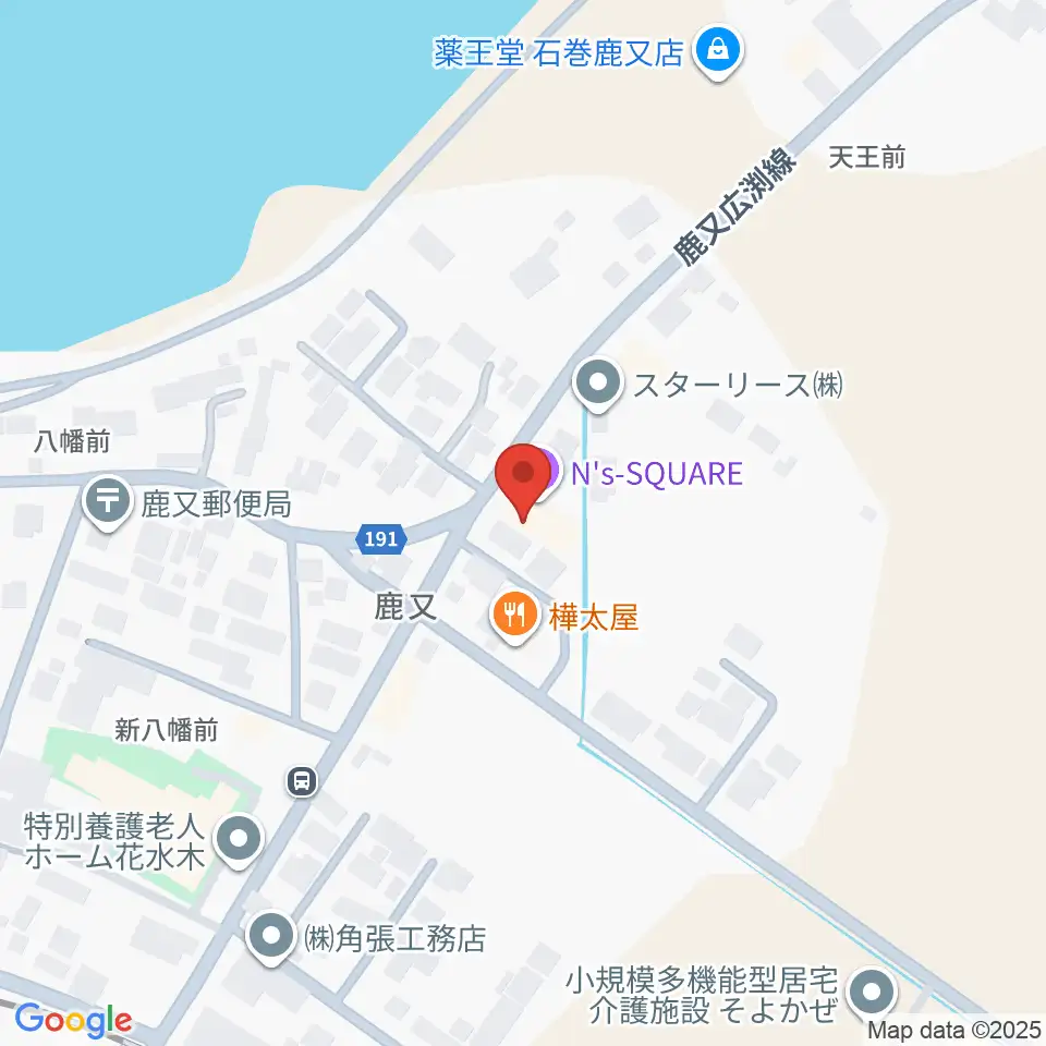 N's SQUARE周辺のカフェ一覧地図