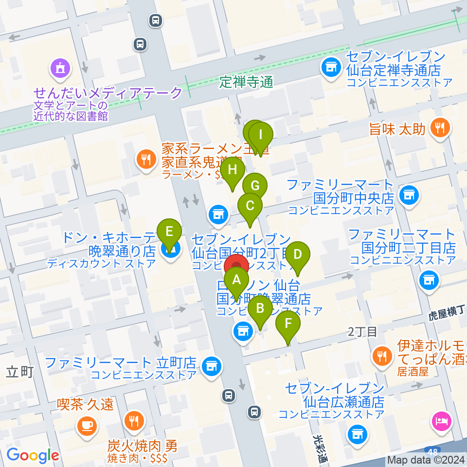 Chop-onz周辺のカフェ一覧地図