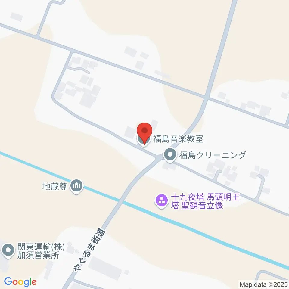 福島音楽教室周辺のカフェ一覧地図
