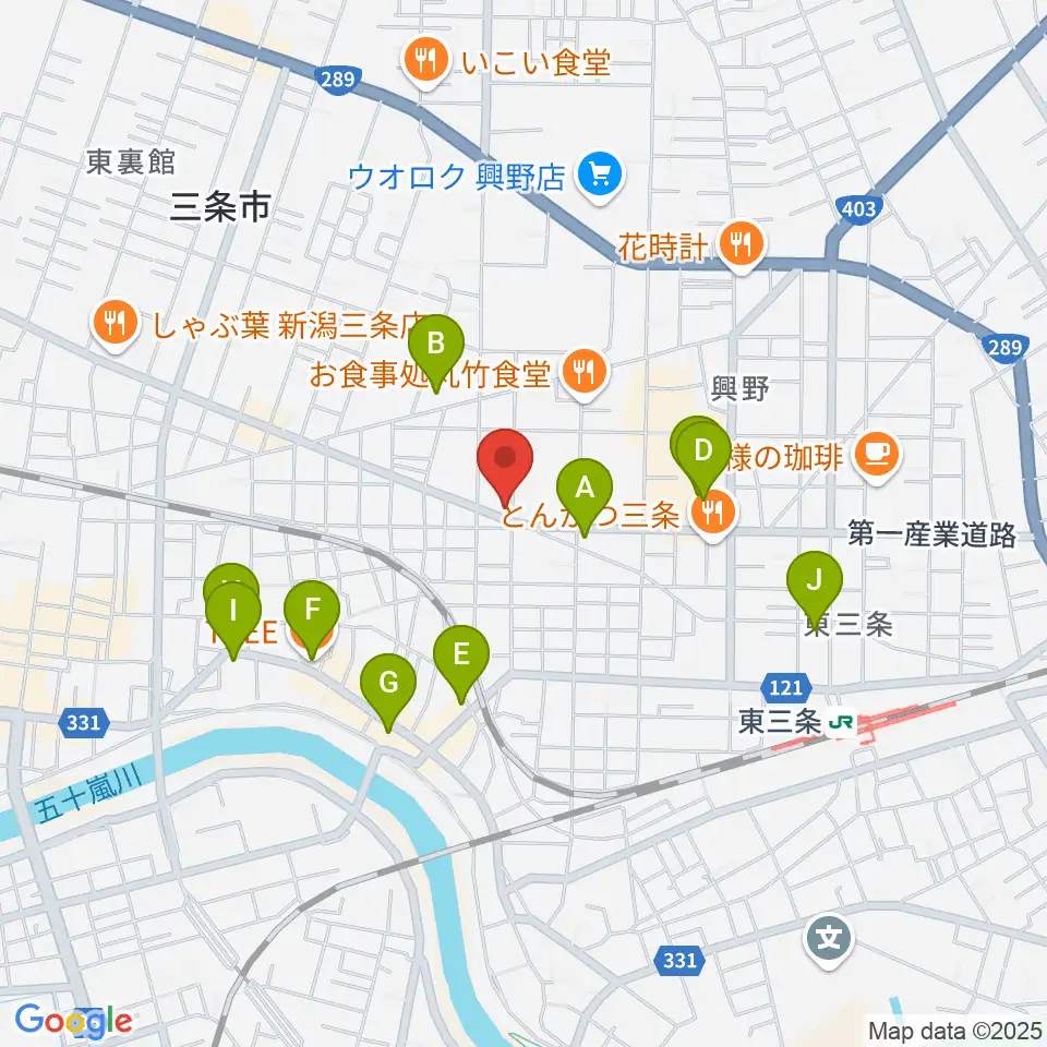 ロケット・ピンク周辺のカフェ一覧地図