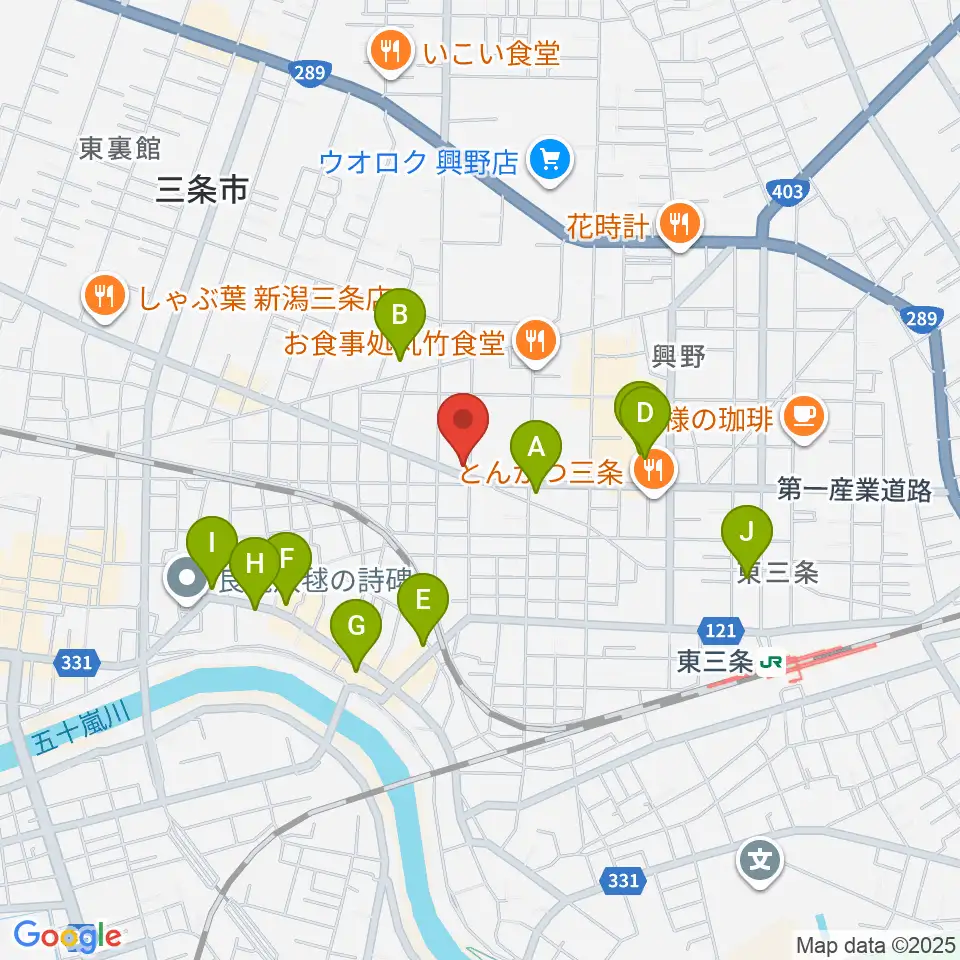 ロケット・ピンク周辺のカフェ一覧地図