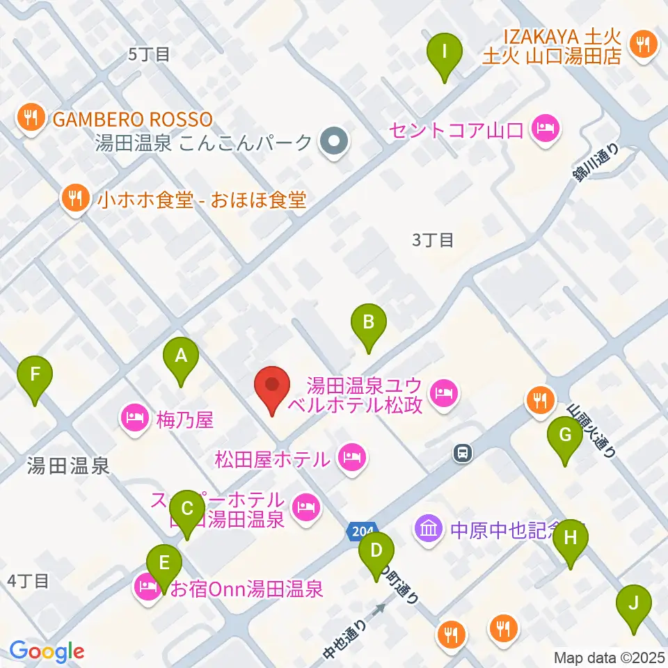 Organ's Melody周辺のカフェ一覧地図
