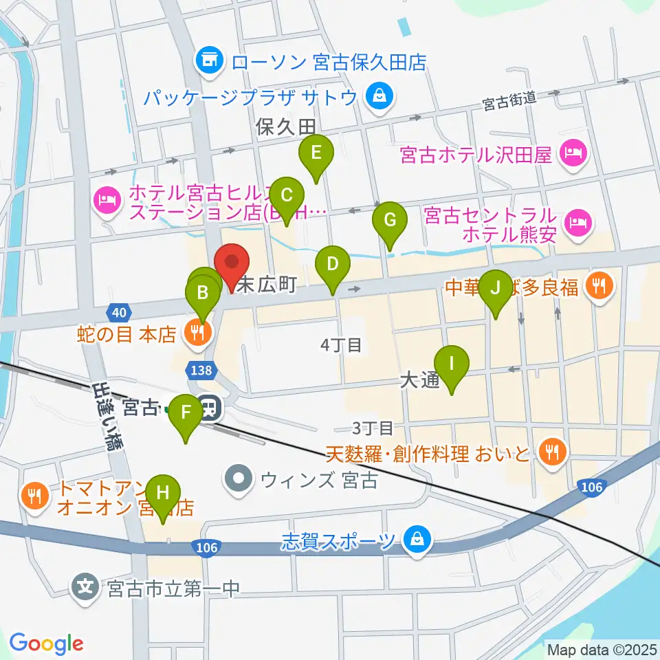 リラパークこなり小成楽器周辺のカフェ一覧地図