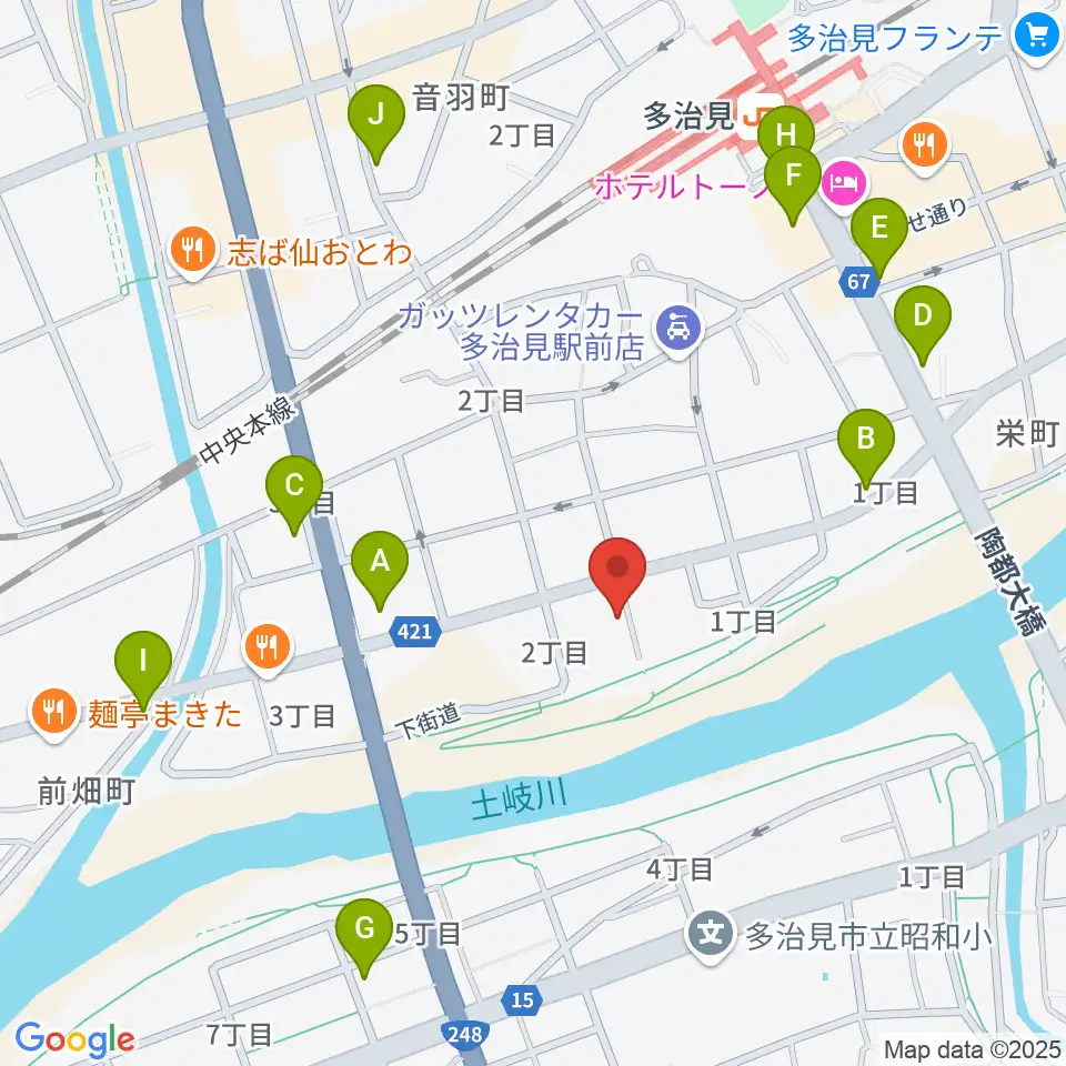 アートスペース ホリエ周辺のカフェ一覧地図