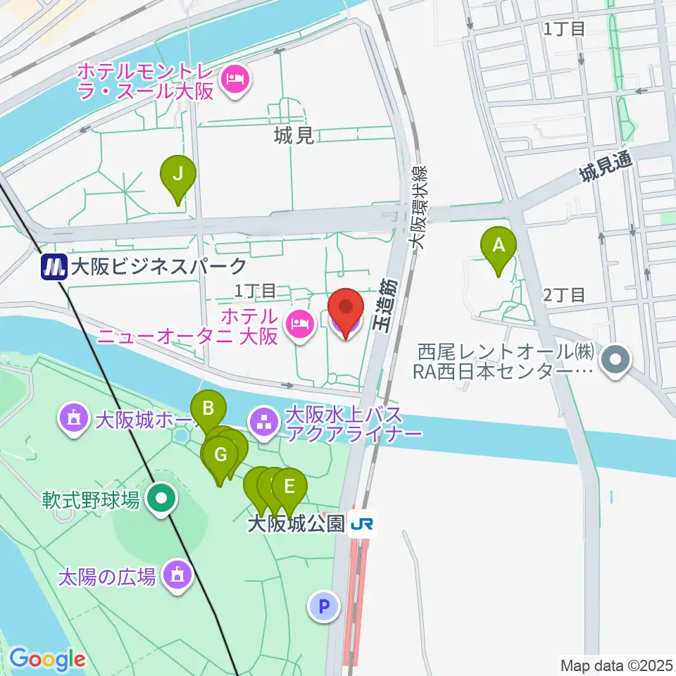 住友生命いずみホール周辺のカフェ一覧地図