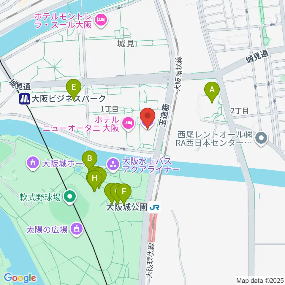 住友生命いずみホール周辺のカフェ一覧地図
