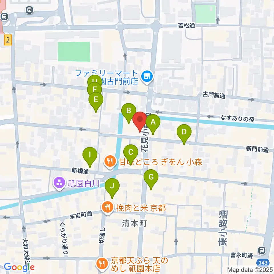 セレクテッド・ラポー周辺のカフェ一覧地図