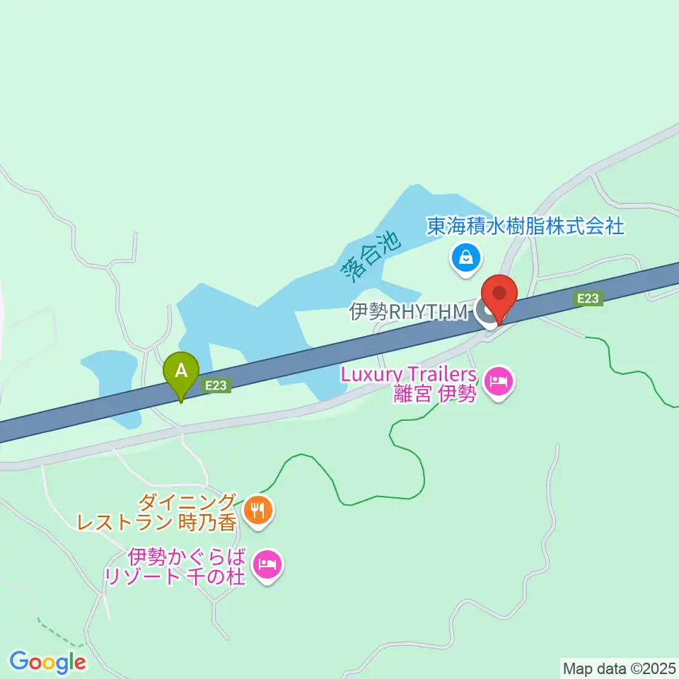 伊勢リズム周辺のカフェ一覧地図