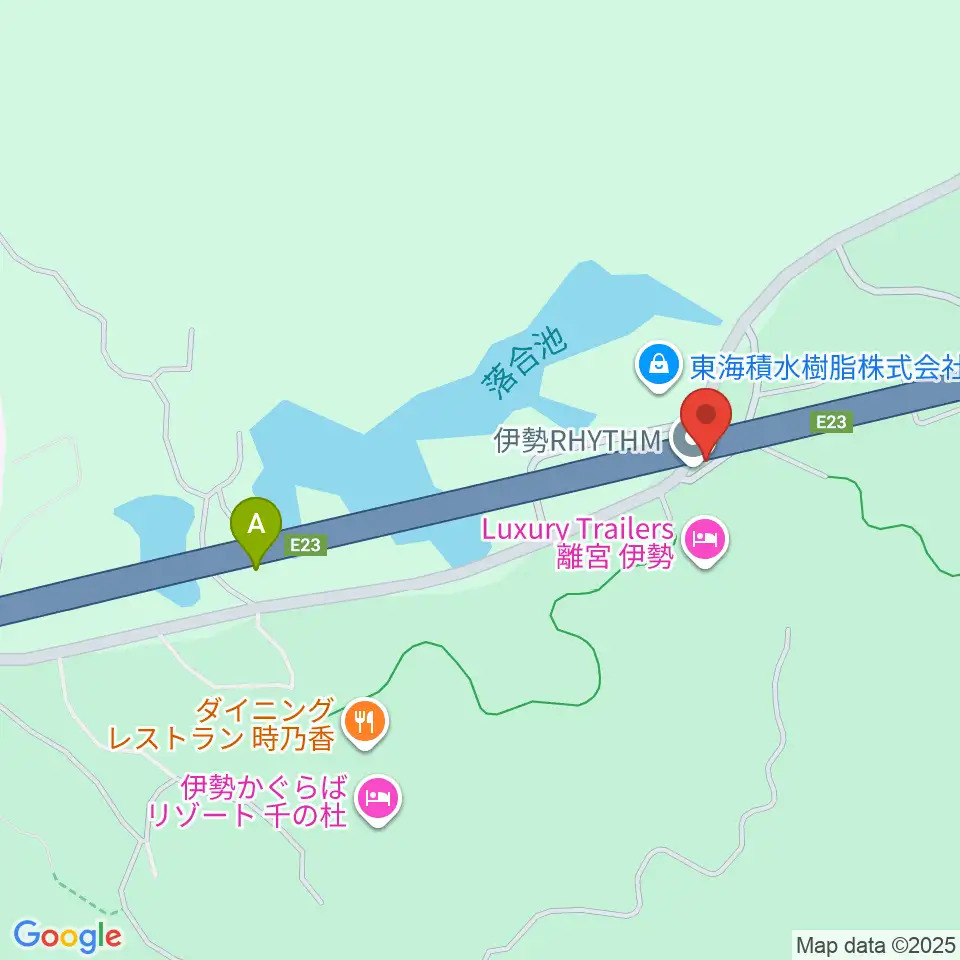 伊勢リズム周辺のカフェ一覧地図