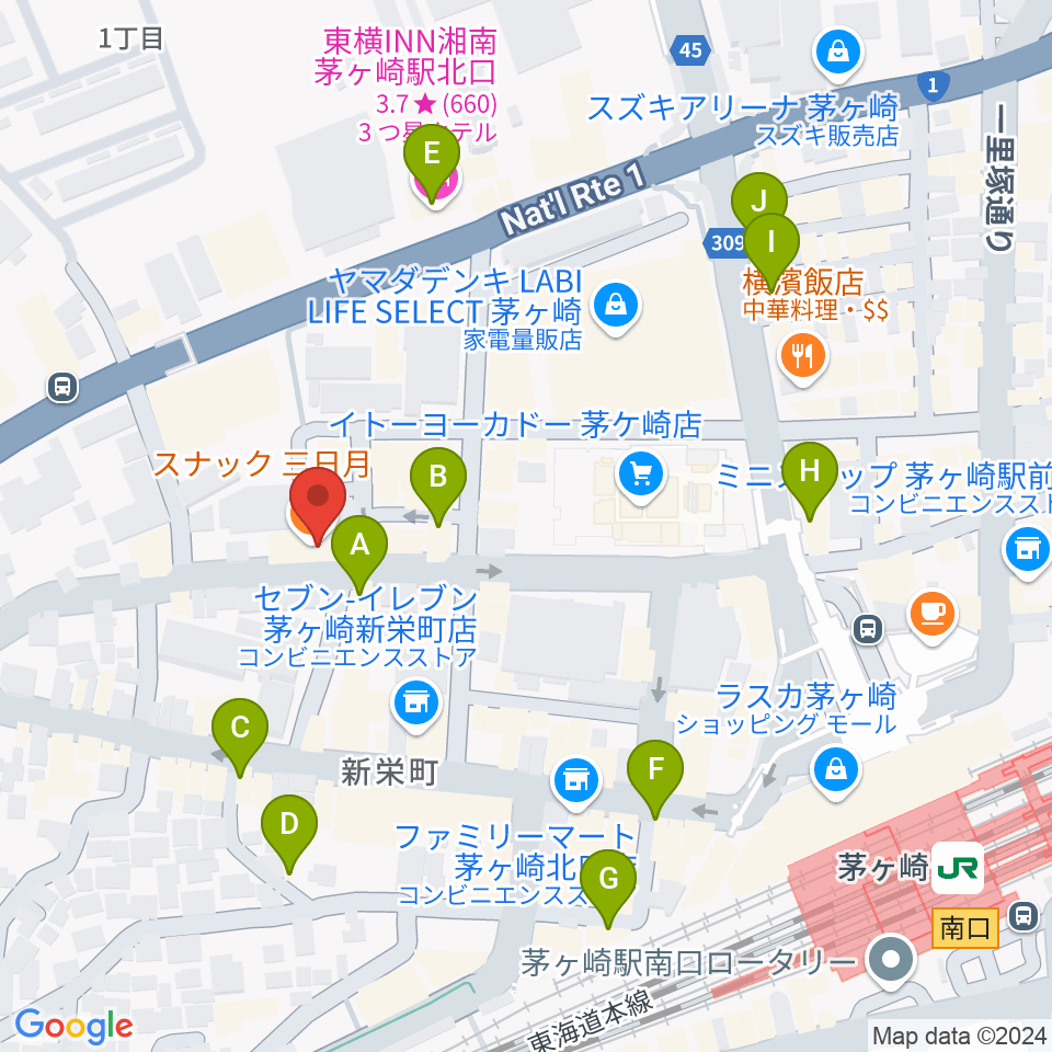 BOTCHY BOTCHY周辺のカフェ一覧地図