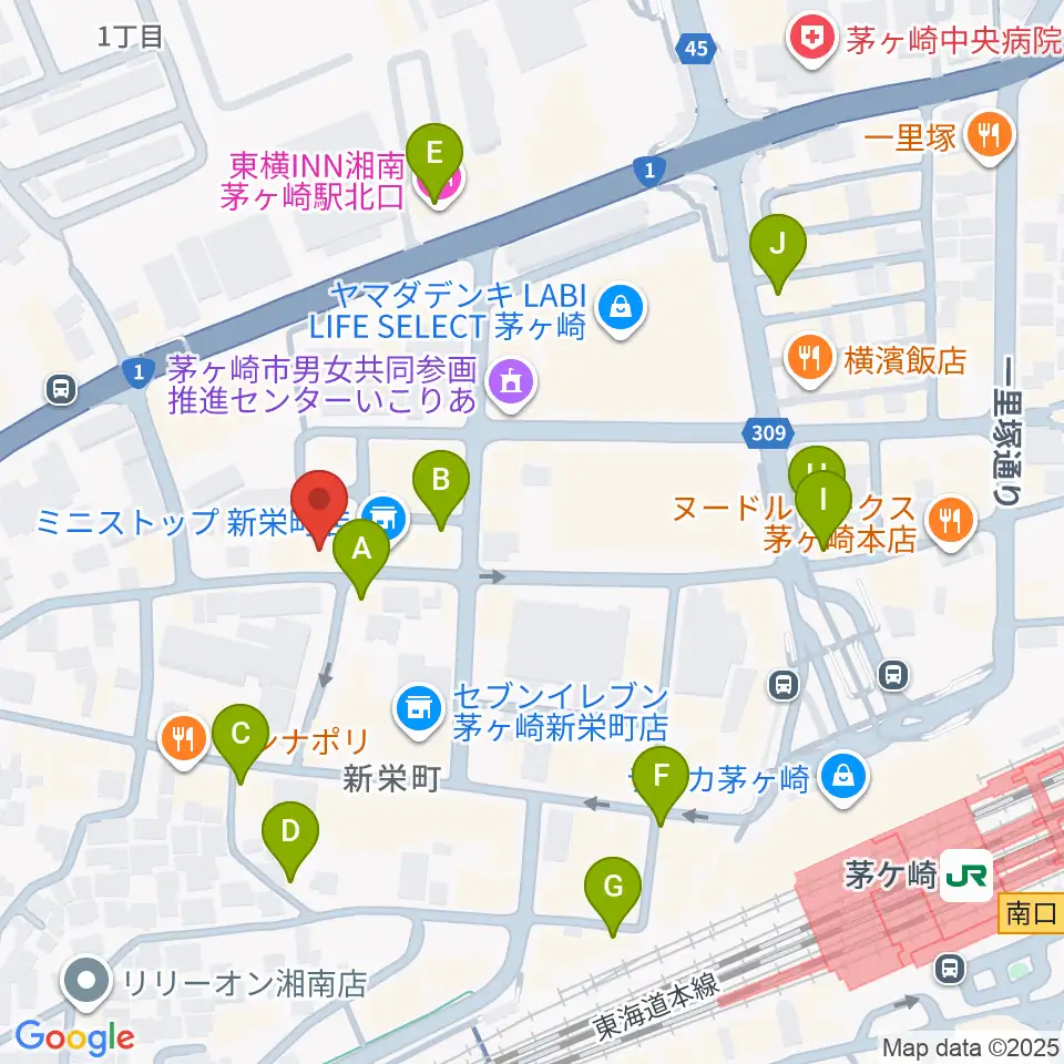 BOTCHY BOTCHY周辺のカフェ一覧地図