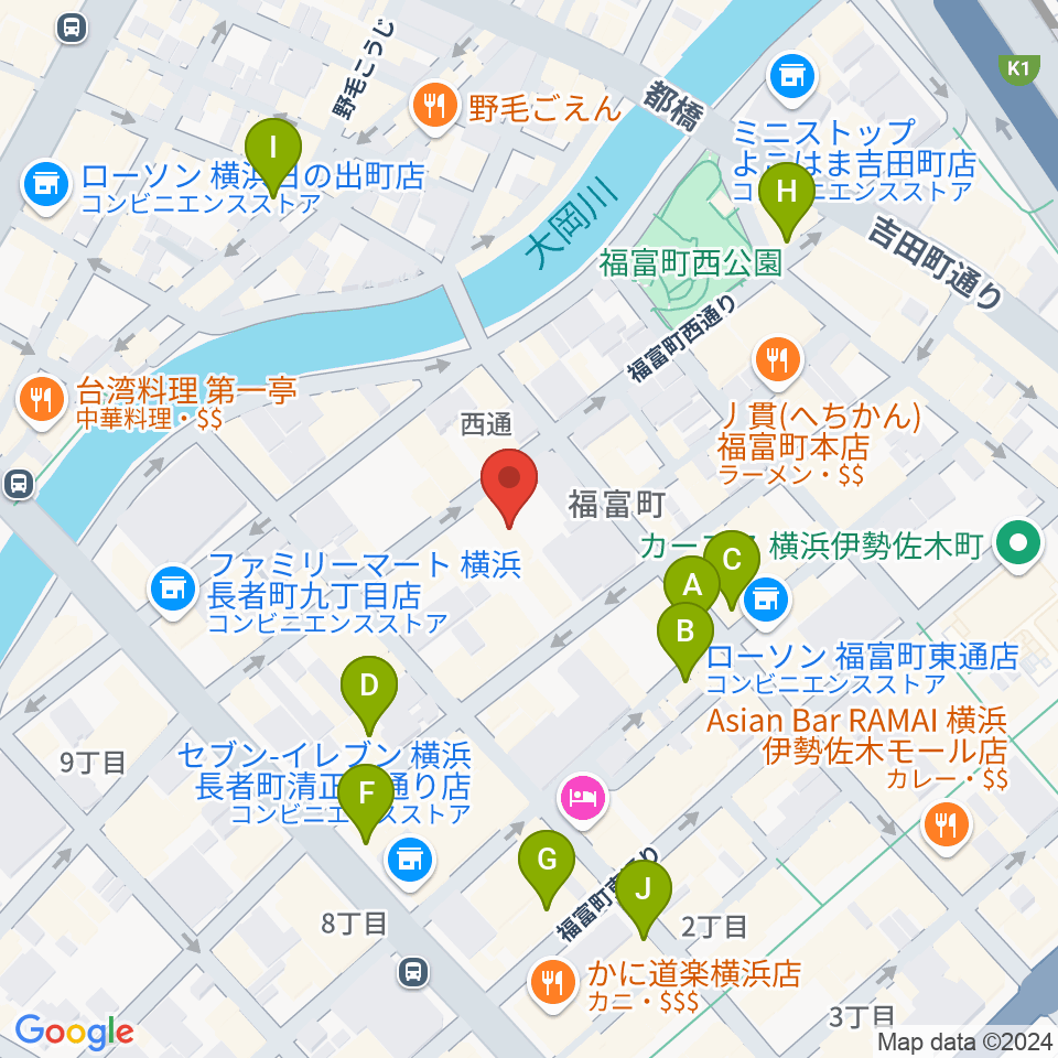 Jazz Club FAROUT周辺のカフェ一覧地図