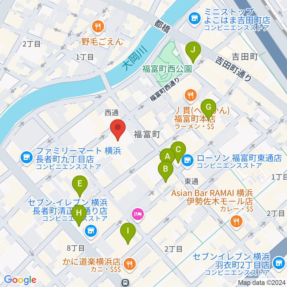 Jazz Club FAROUT周辺のカフェ一覧地図