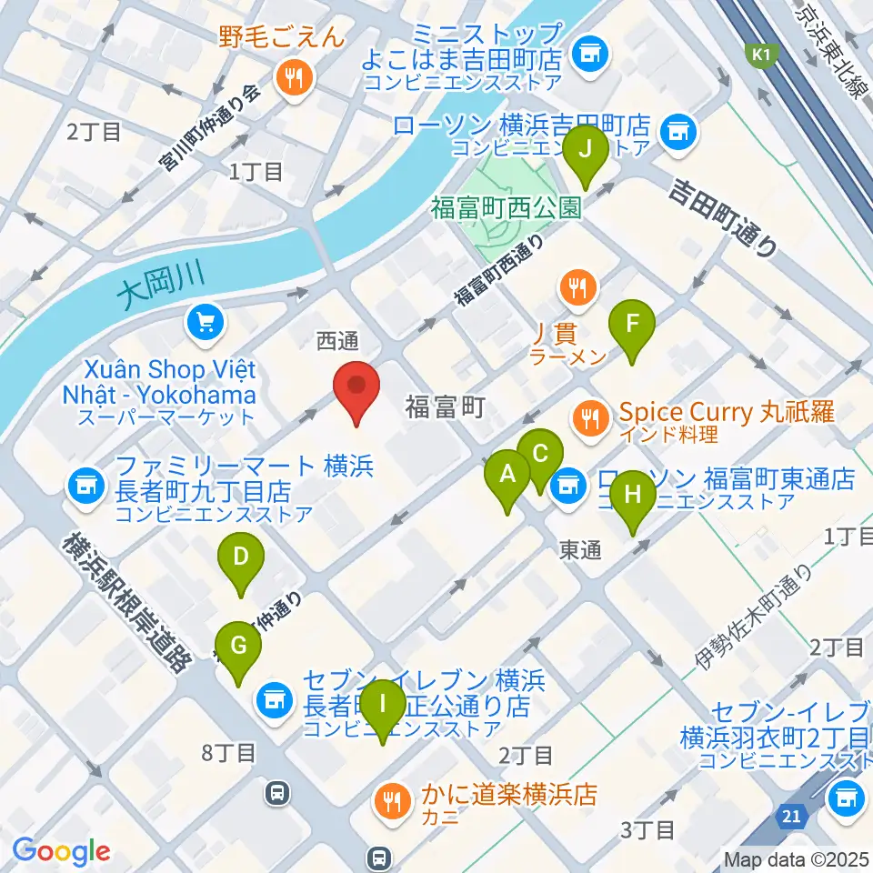 Jazz Club FAROUT周辺のカフェ一覧地図