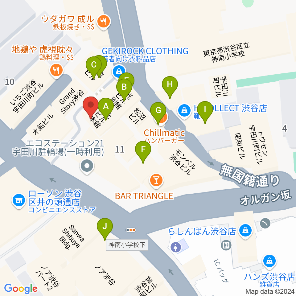 喫茶SMiLE周辺のカフェ一覧地図