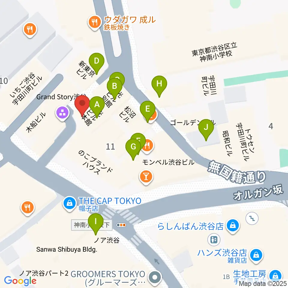 喫茶SMiLE周辺のカフェ一覧地図