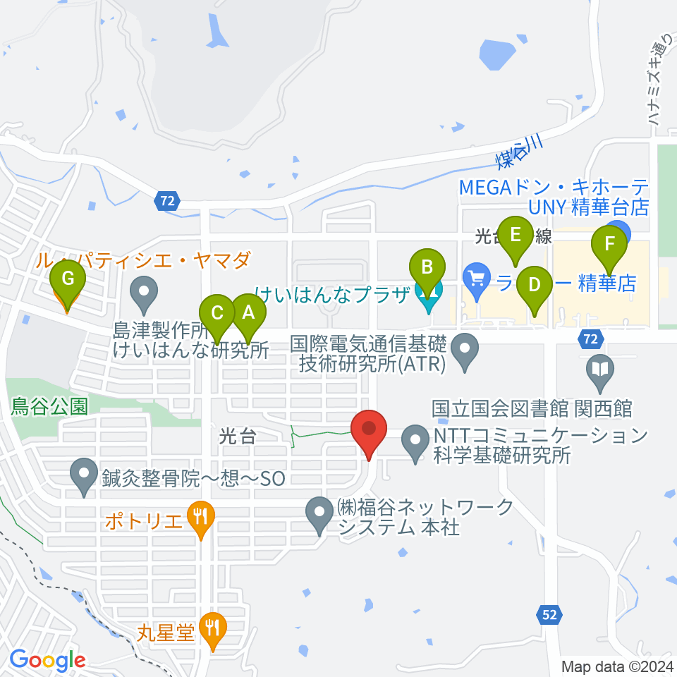 那達幕 ナーダム周辺のカフェ一覧地図