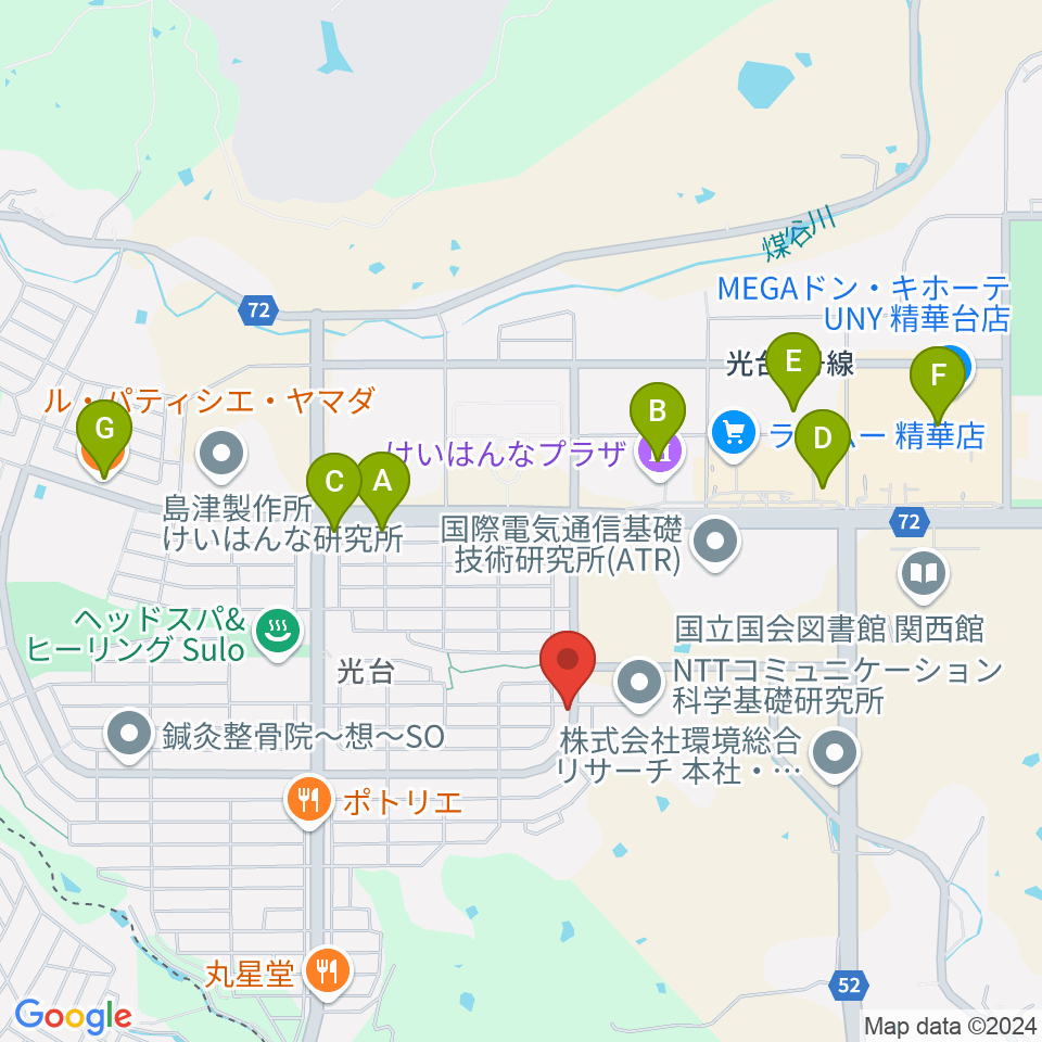 那達幕 ナーダム周辺のカフェ一覧地図