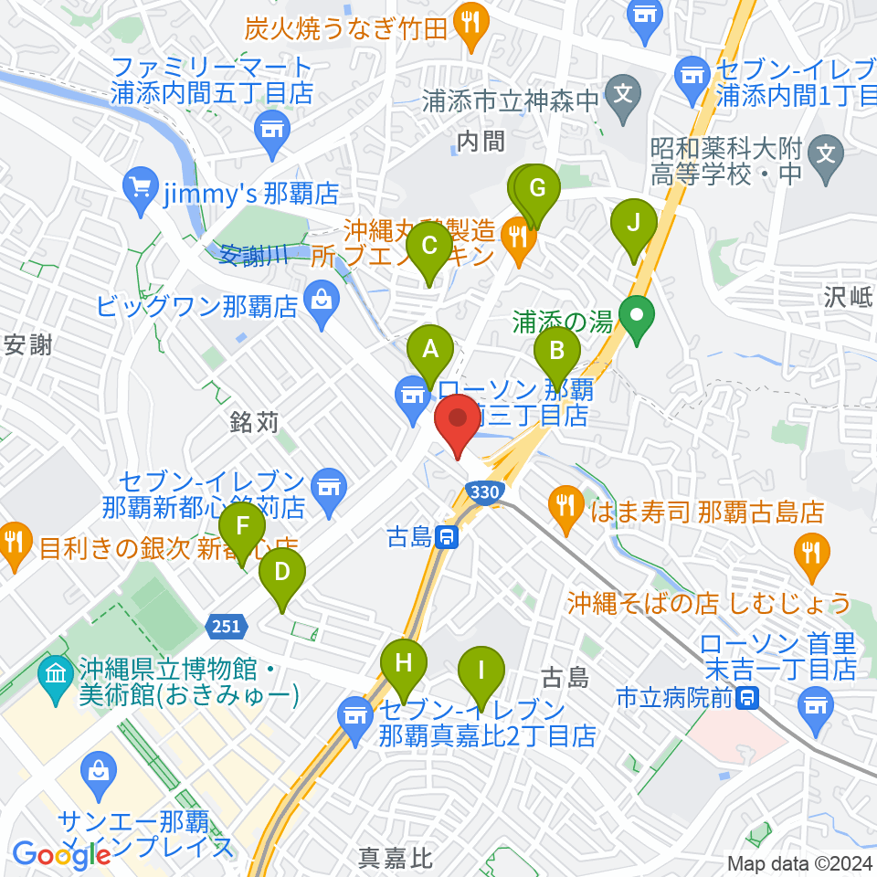 STUDIO LiVS(スタジオ リヴス)周辺のカフェ一覧地図