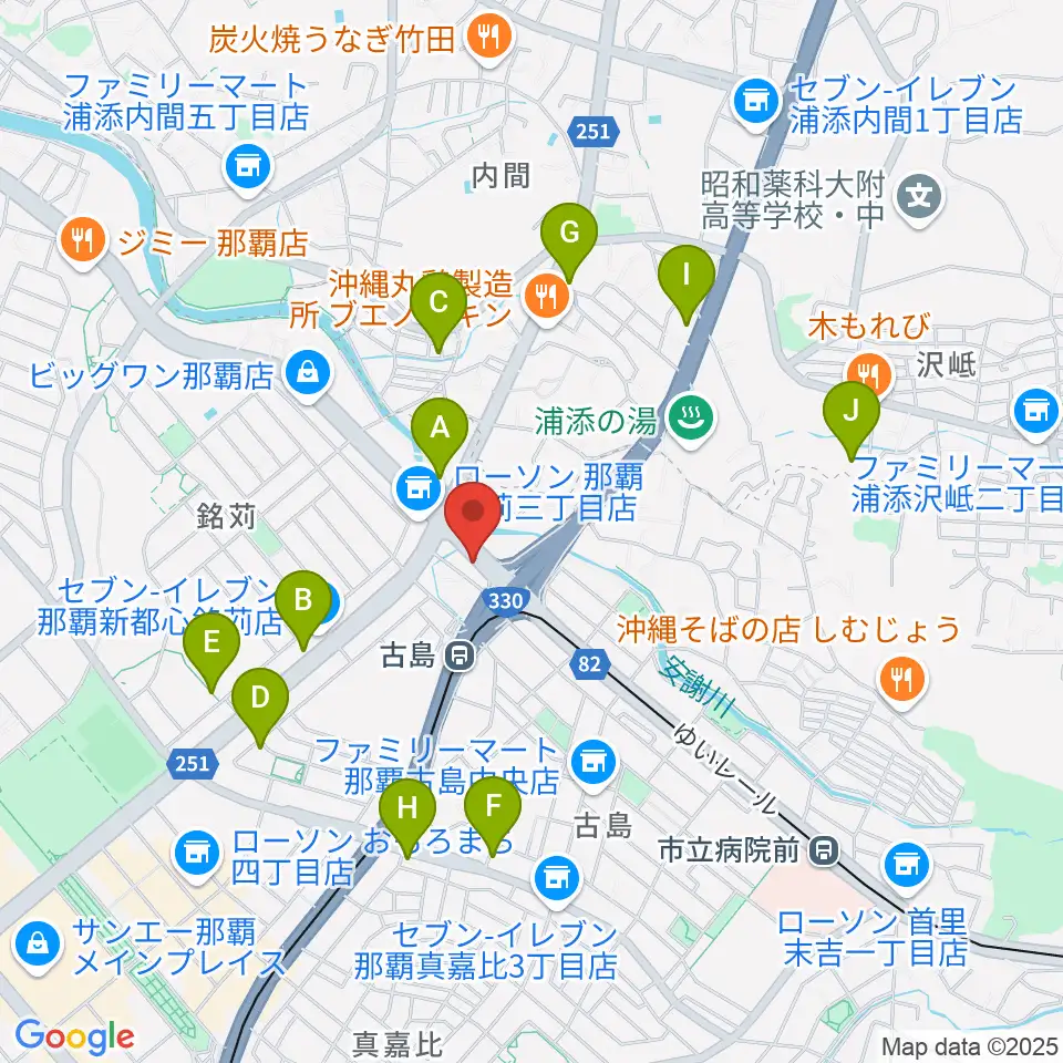 STUDIO LiVS(スタジオ リヴス)周辺のカフェ一覧地図