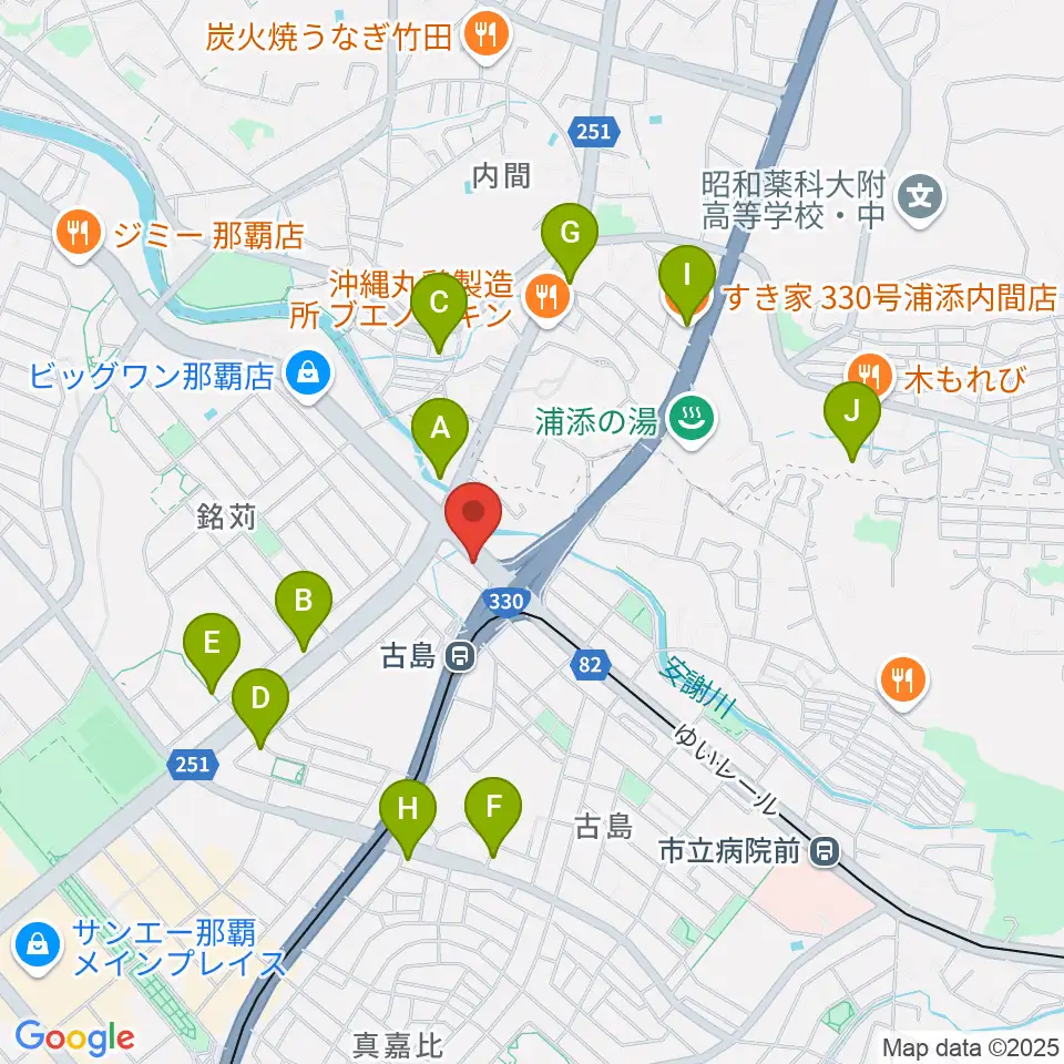 STUDIO LiVS(スタジオ リヴス)周辺のカフェ一覧地図