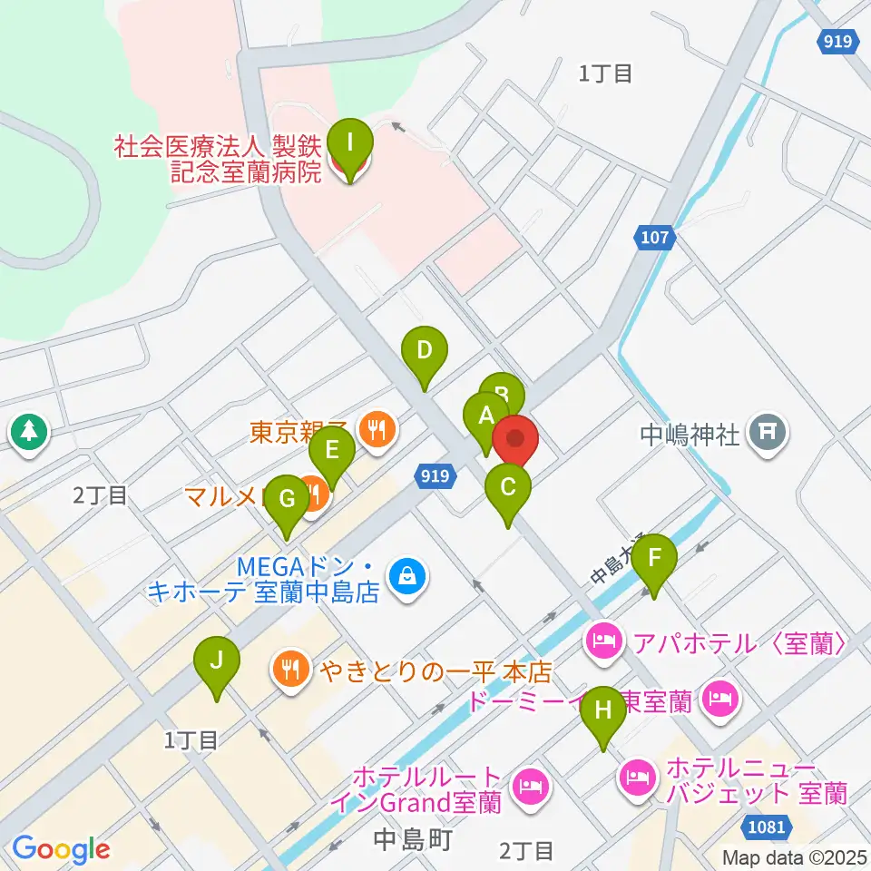 Live cafe Soliste周辺のカフェ一覧地図