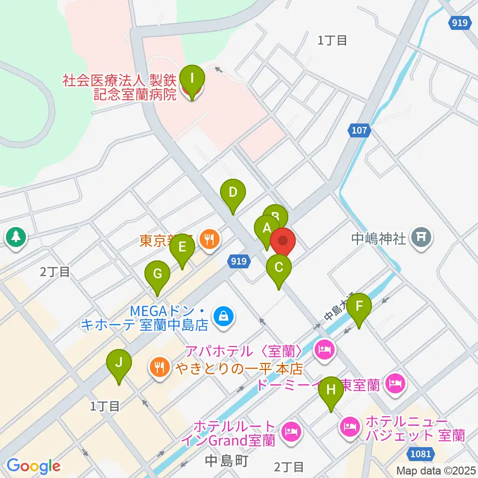 Live cafe Soliste周辺のカフェ一覧地図