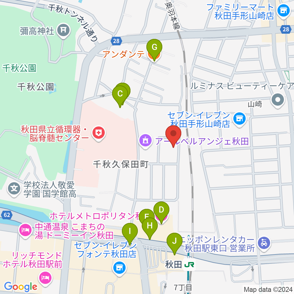 ファンミュージックシステムズ周辺のカフェ一覧地図