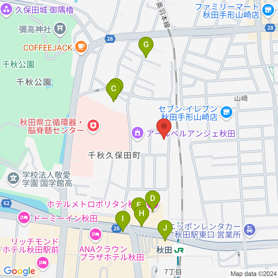 ファンミュージックシステムズ周辺のカフェ一覧地図